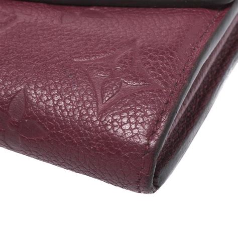 louis vuitton maroon leather